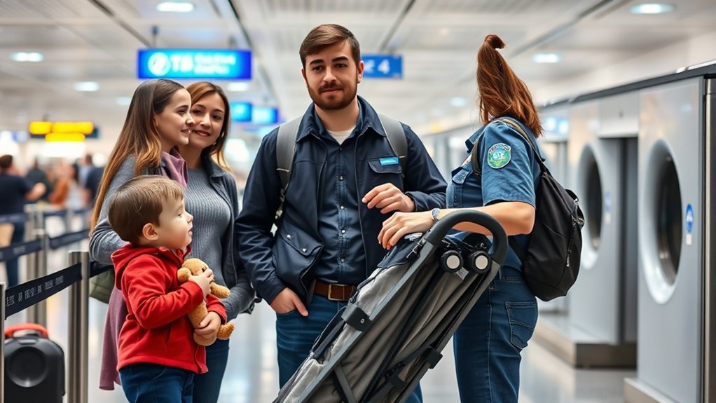 stroller security screening tips