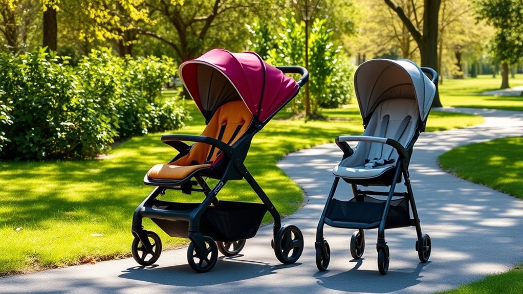 stroller selection double vs single