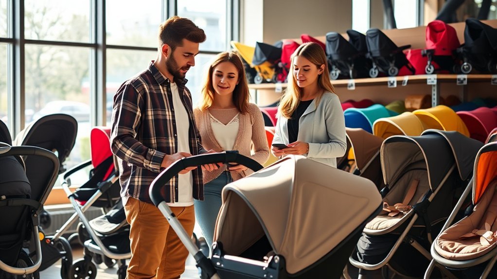 stroller selection for height