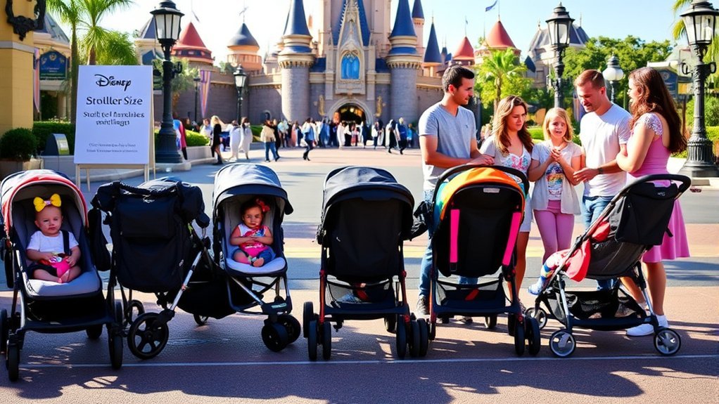 stroller size and regulations