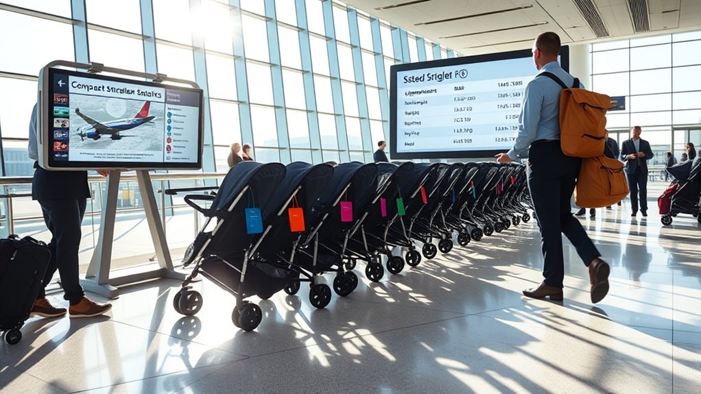 stroller size and weight limits