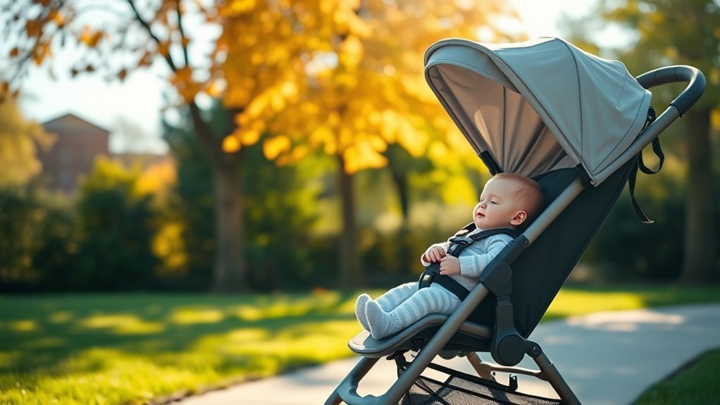 stroller sleeping safety guidelines