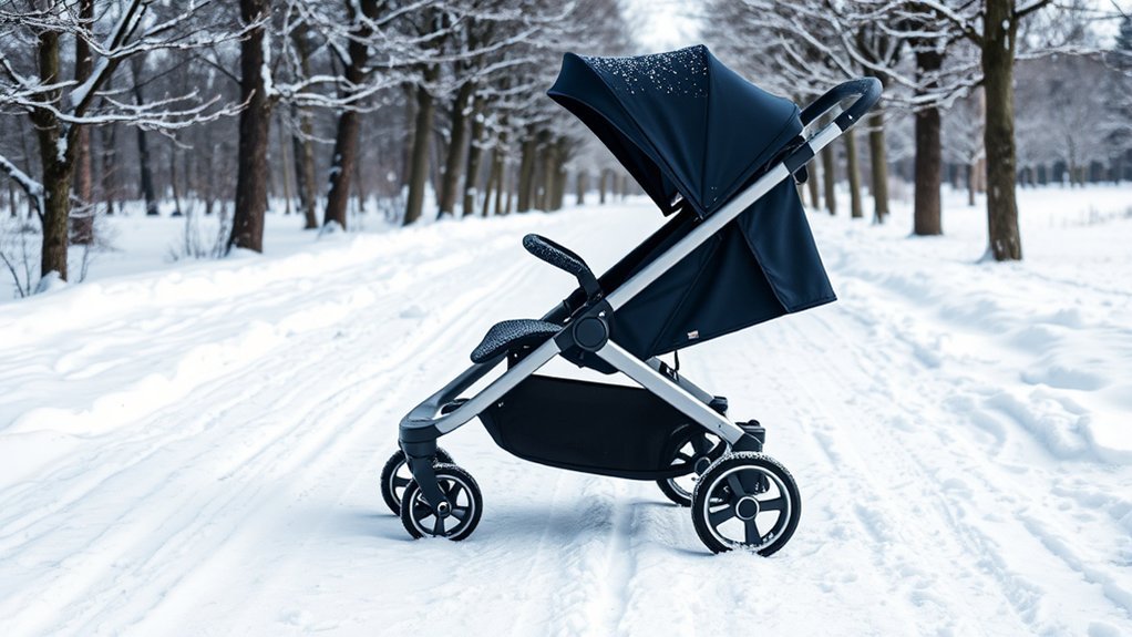 stroller snow navigation tips