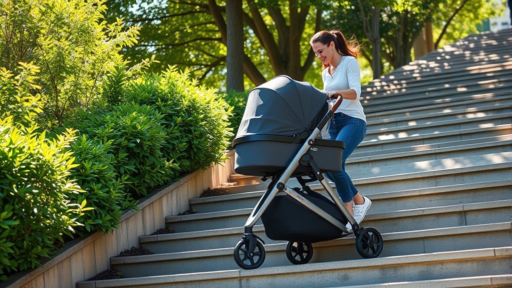 stroller stair safety tips
