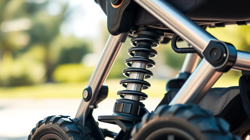 stroller suspension system components