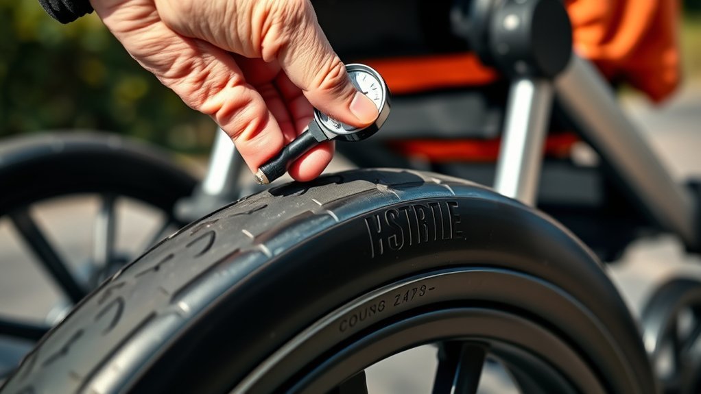 stroller tire pressure maintenance
