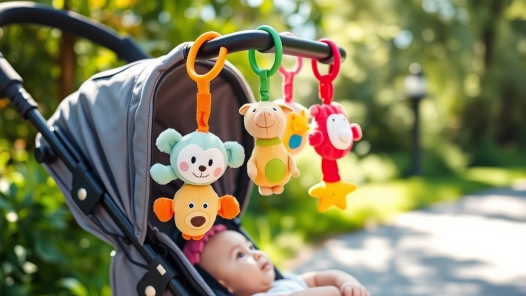 stroller toy bar safety