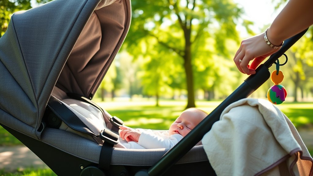 stroller usage for newborns