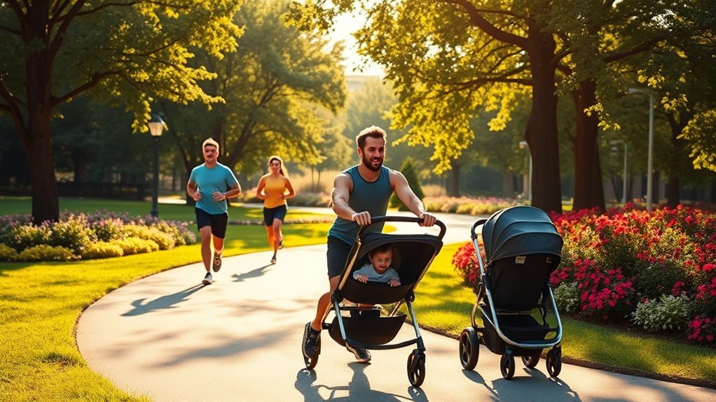 stroller workouts for dads