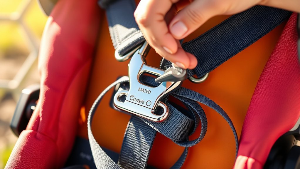 stuck stroller harness solutions