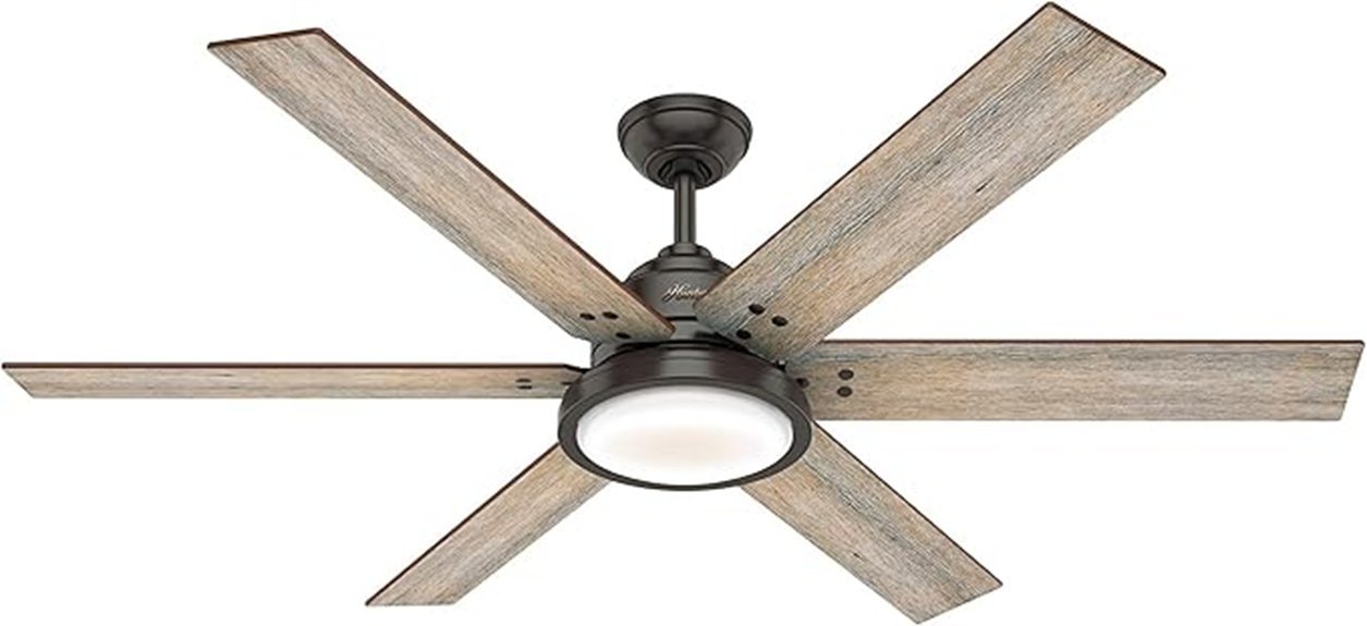 stylish and efficient ceiling fan