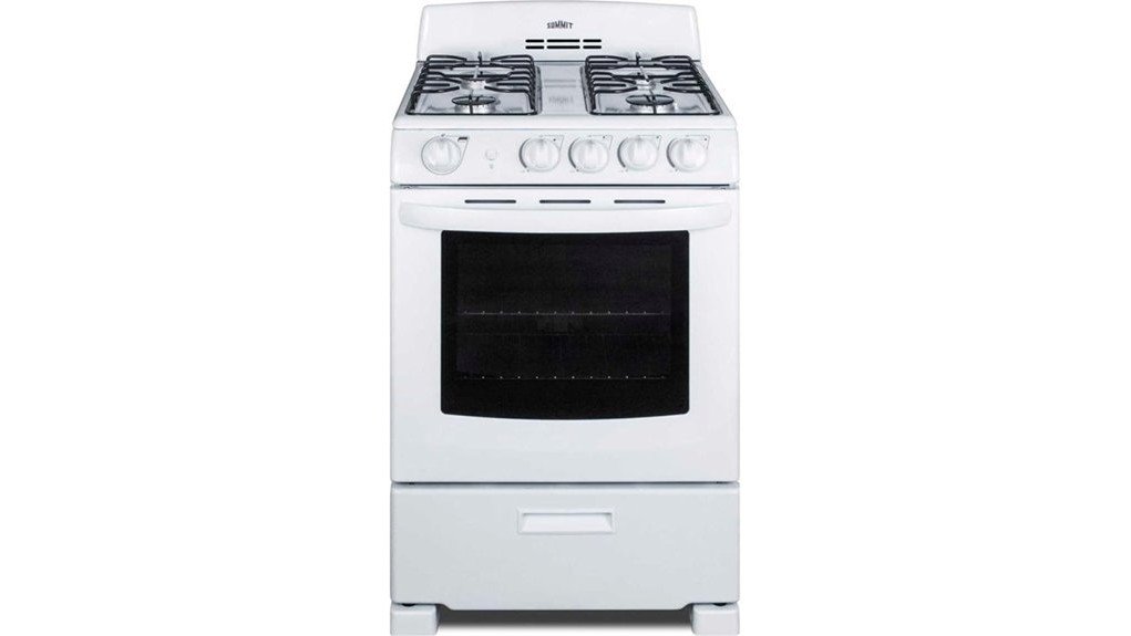 summit 24 gas range