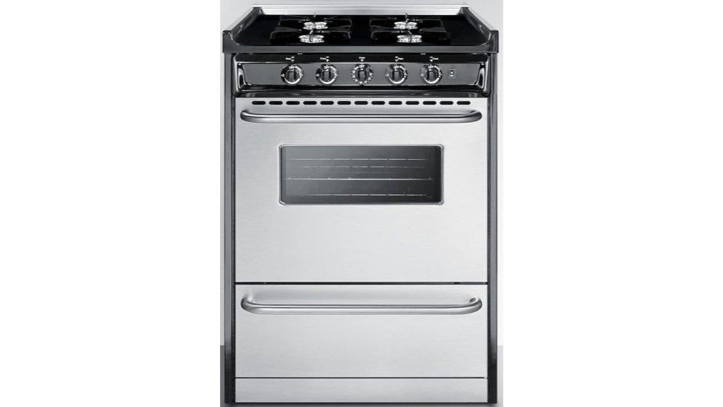 summit appliance gas range review