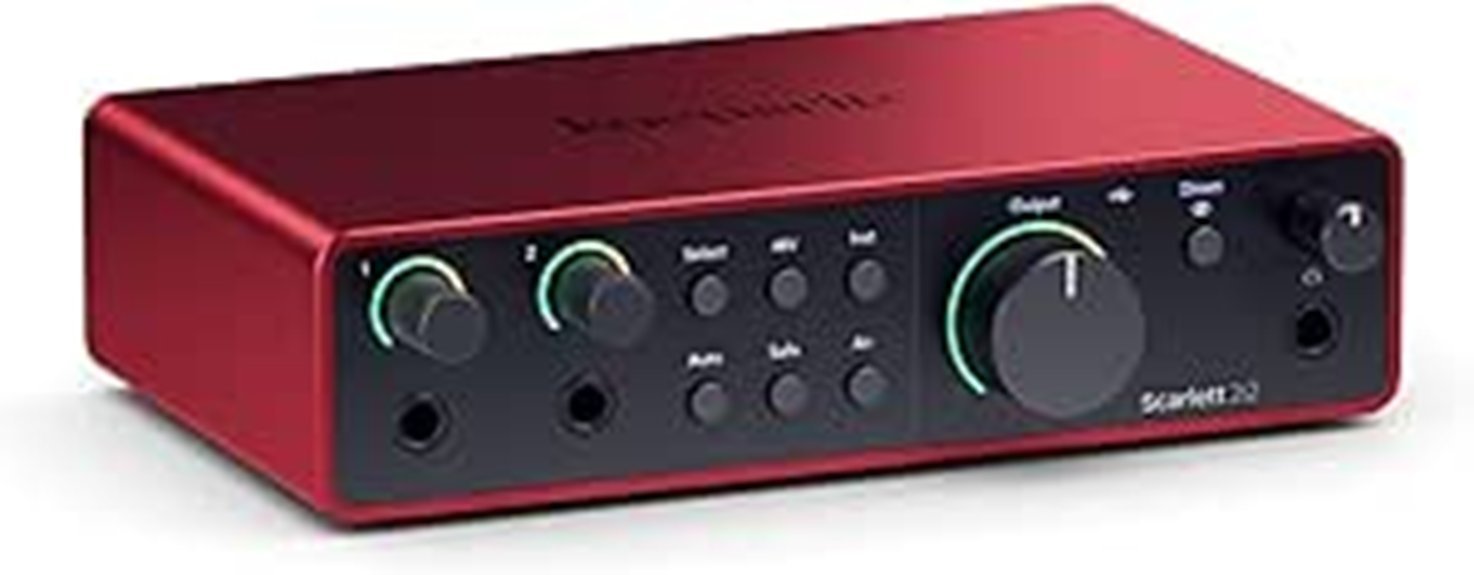 superior audio interface performance