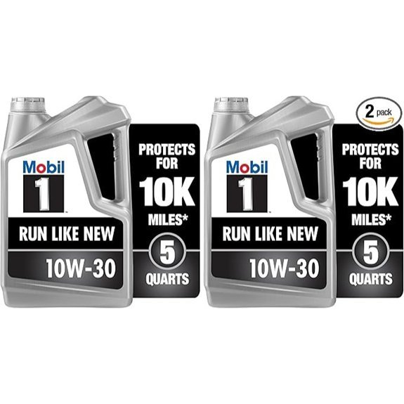 Mobil 1 Advanced Full Synthetic Motor Oil 10W-30 5 Quart (Pack of 2)