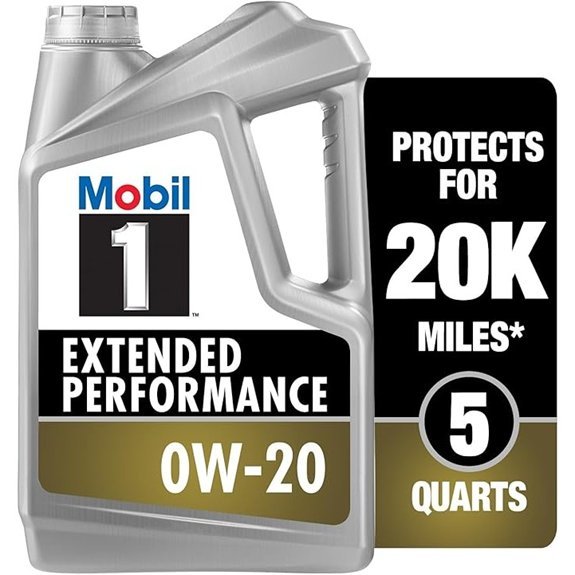 Mobil 1 Extended Performance Full Synthetic Motor Oil 0W-20 5 Quart