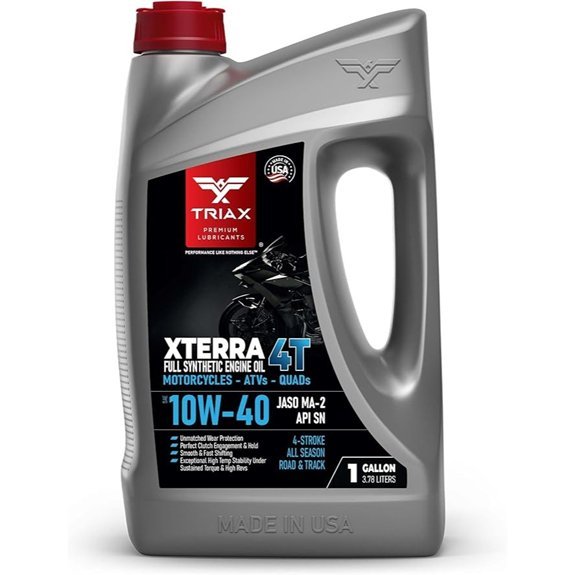 TRIAX XTerra 4T 10W-40 Synthetic Motorcycle Oil (1 Gal)