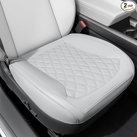 Tesla Model 3/Y Front Bottom Leather Seat Covers (2)