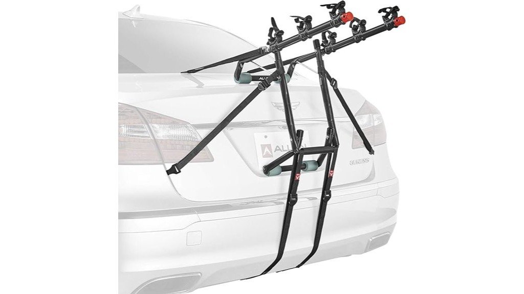 three bike trunk carrier
