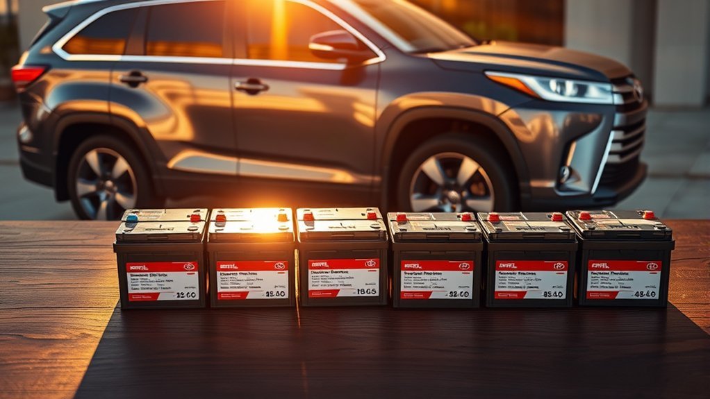 top batteries for highlander