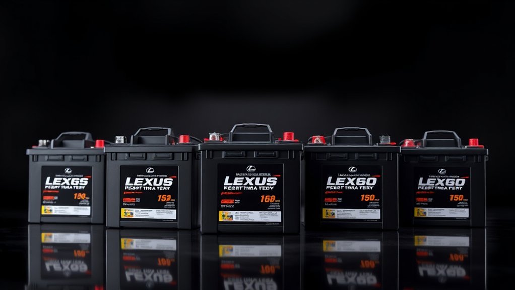 top batteries for lexus