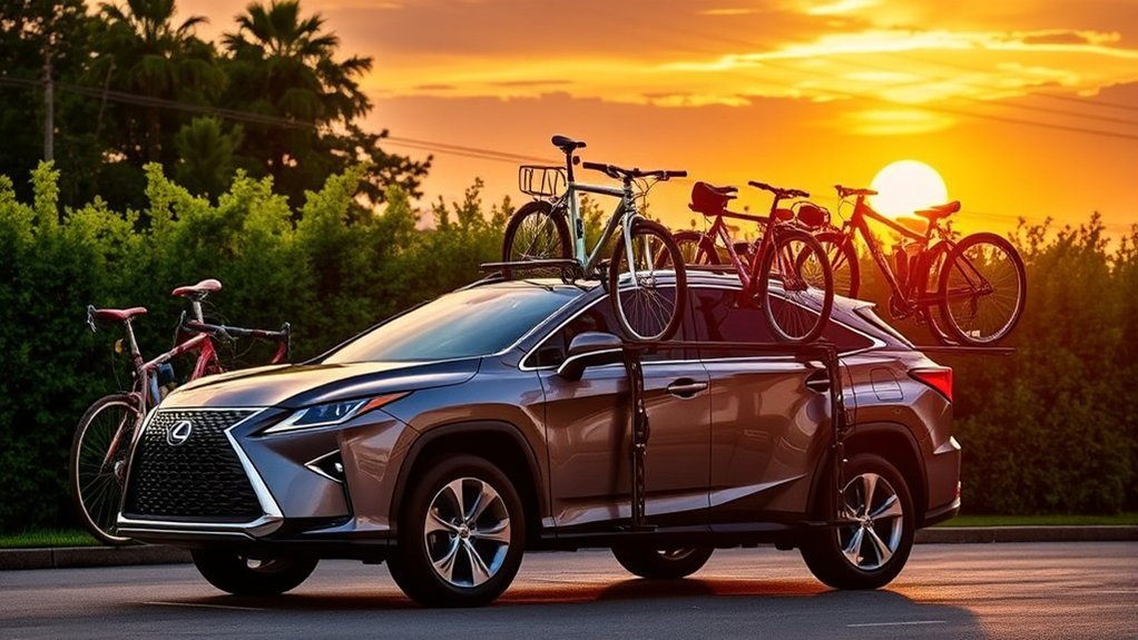 top bike racks lexus rx450h