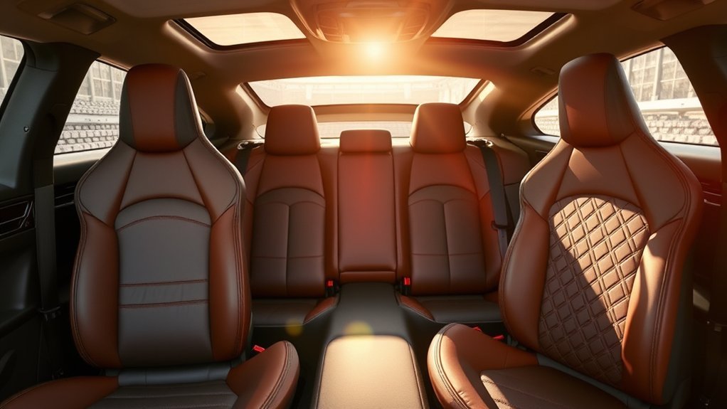 top car seats porsche panamera