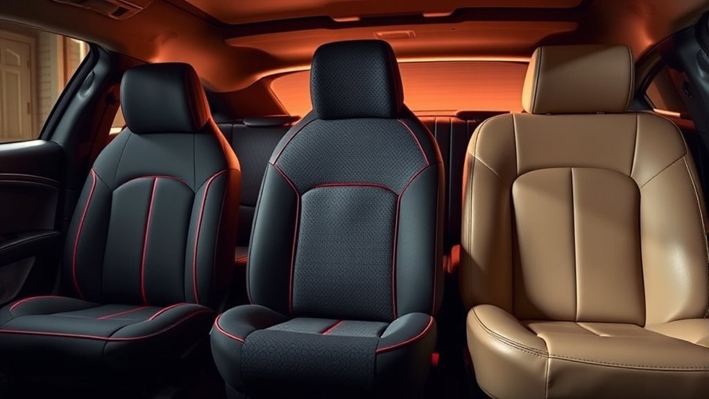 top dodge challenger seat covers