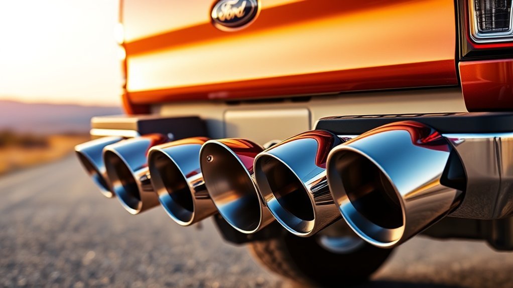 top exhaust tips ford ranger
