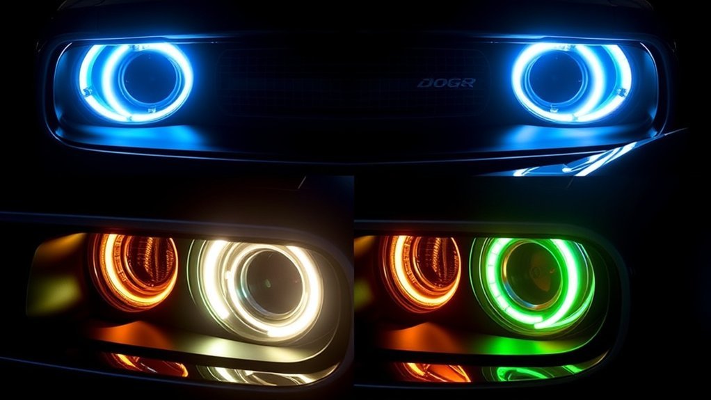 top halo headlights for challenger