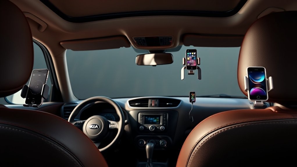 top kia soul phone mounts
