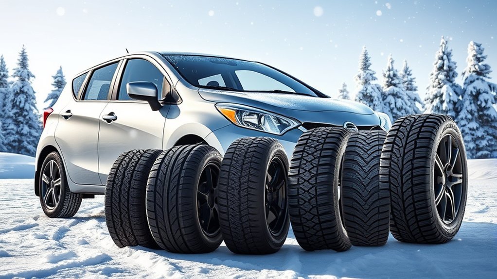 top nissan versa snow tires