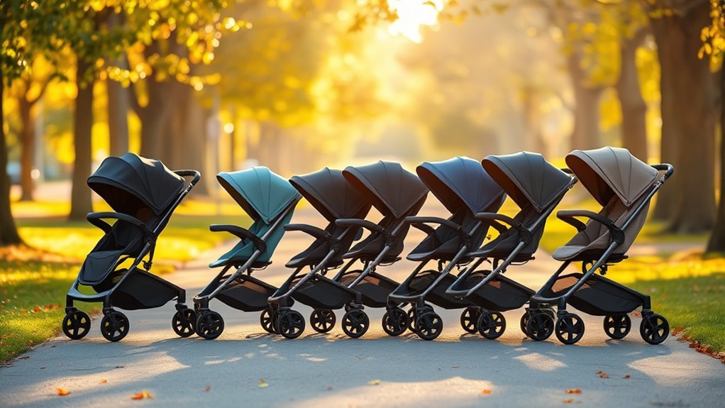 top rated three wheel strollers