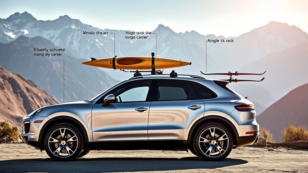 top roof racks porsche cayenne