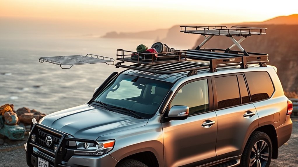 top roof racks toyota land cruiser