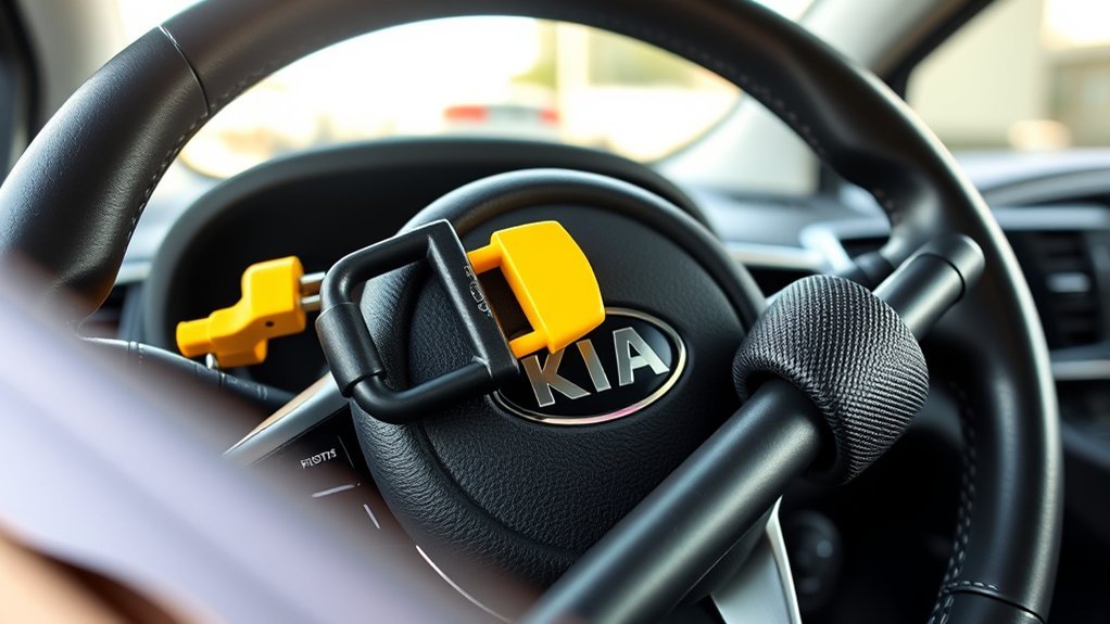 top steering wheel locks