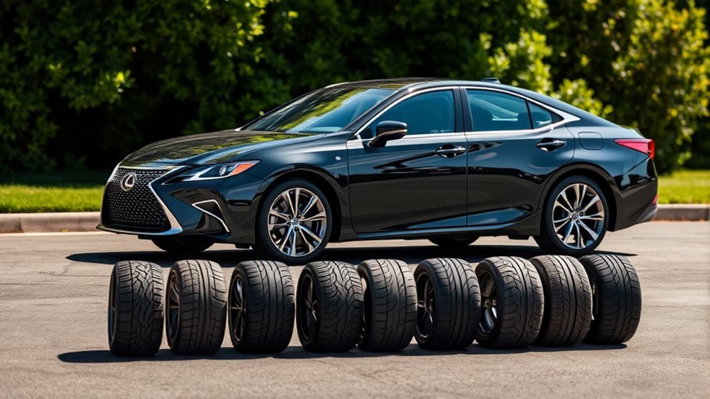 top tires for lexus es350