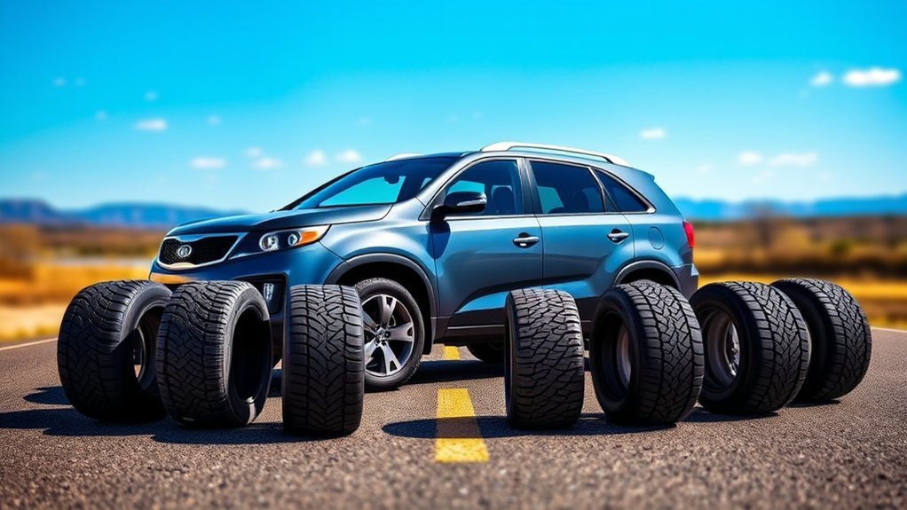 top tires for sorento