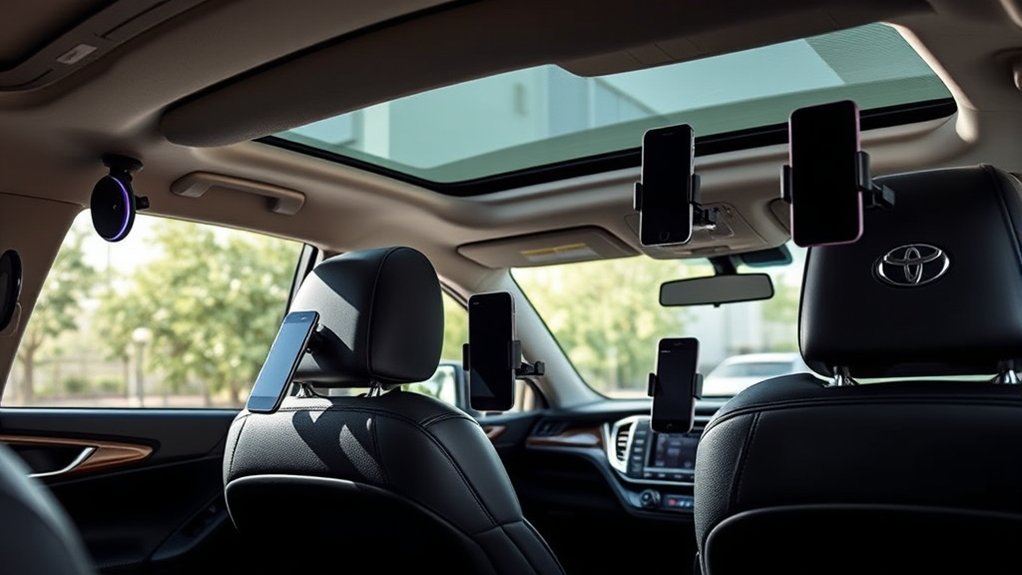 top toyota highlander phone holders
