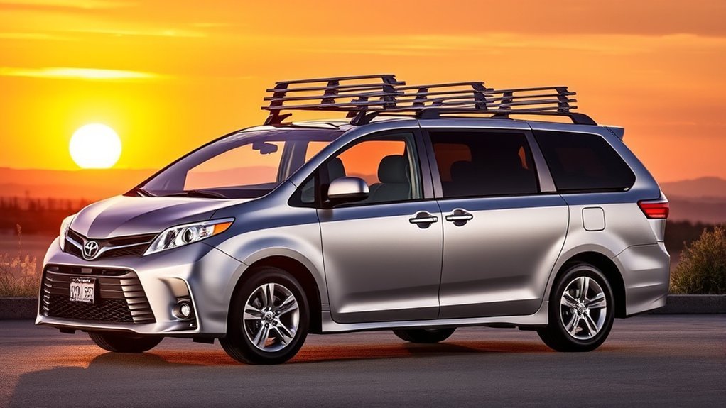 top toyota sienna cross bars