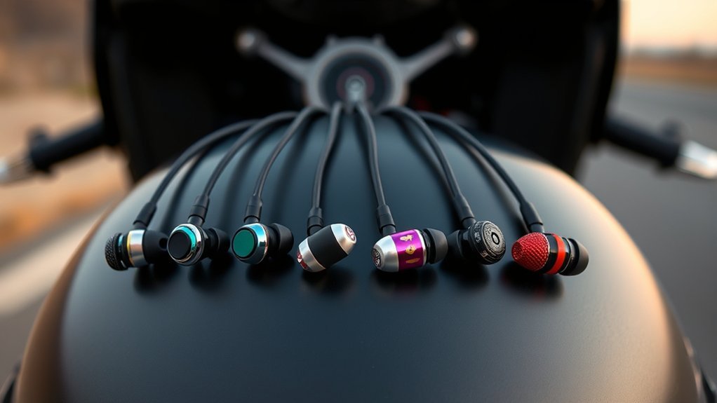 top wired earbuds motorcycle