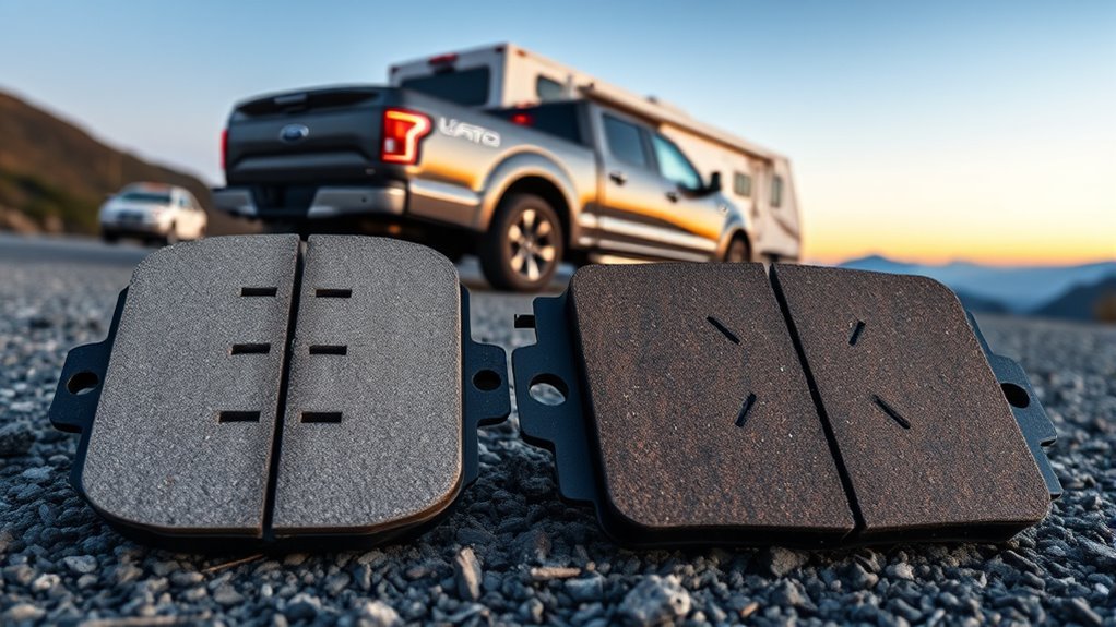 towing brake pad performance