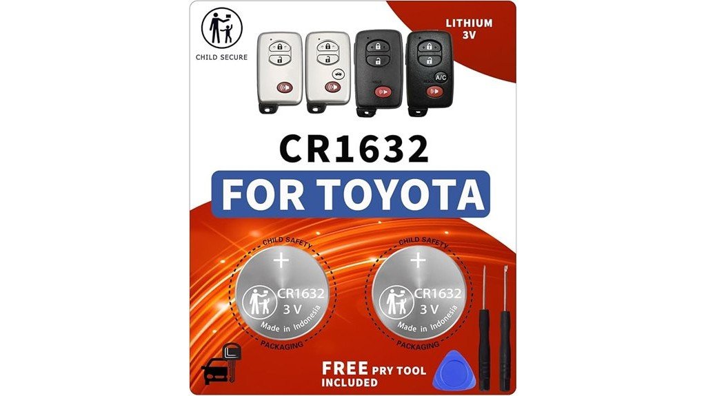 toyota key fob batteries