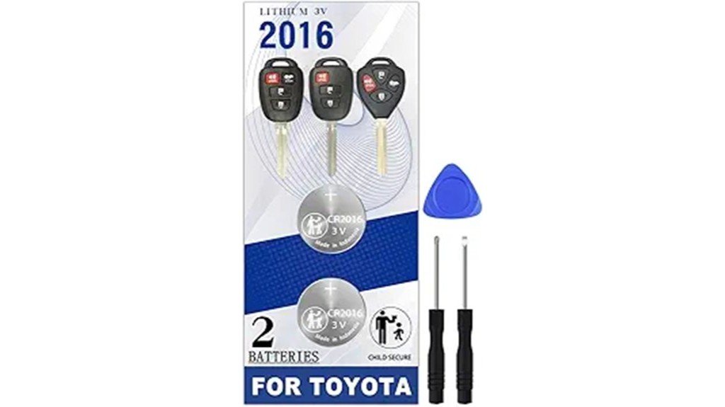 toyota key fob batteries