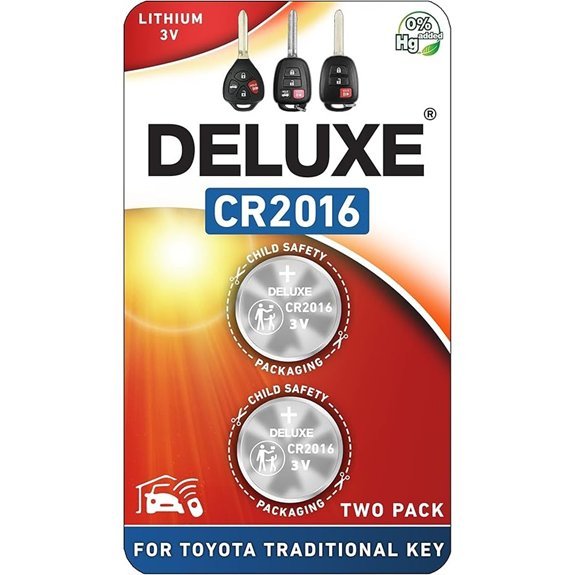 Key Fob Replacement Batteries for Toyota (Pack of 2)
