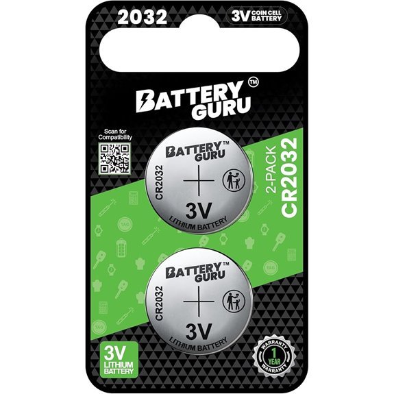 CR2032 Car Key Battery for Toyota RAV4 (Pack of 2)