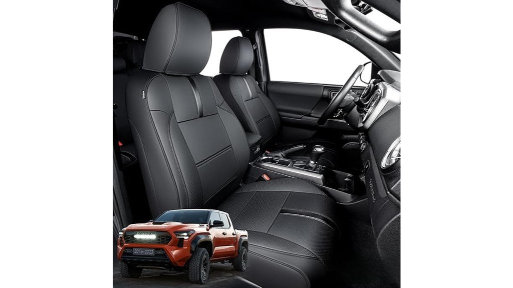 toyota tacoma leather covers