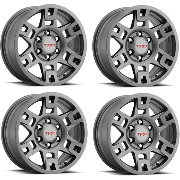 Toyota Genuine TRD PRO Matte Gray Wheels (Set of 4)