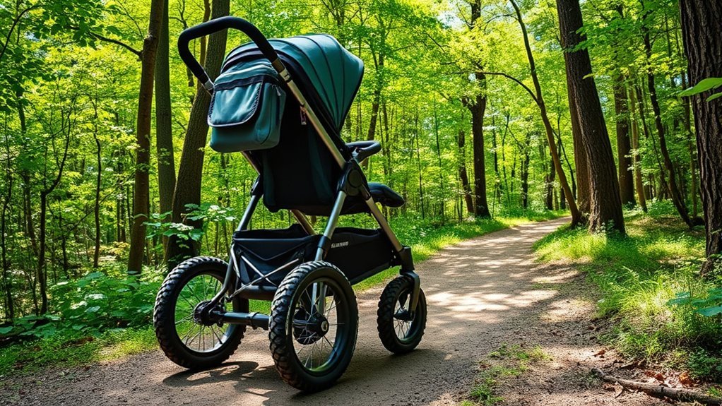 trail ready stroller features explained