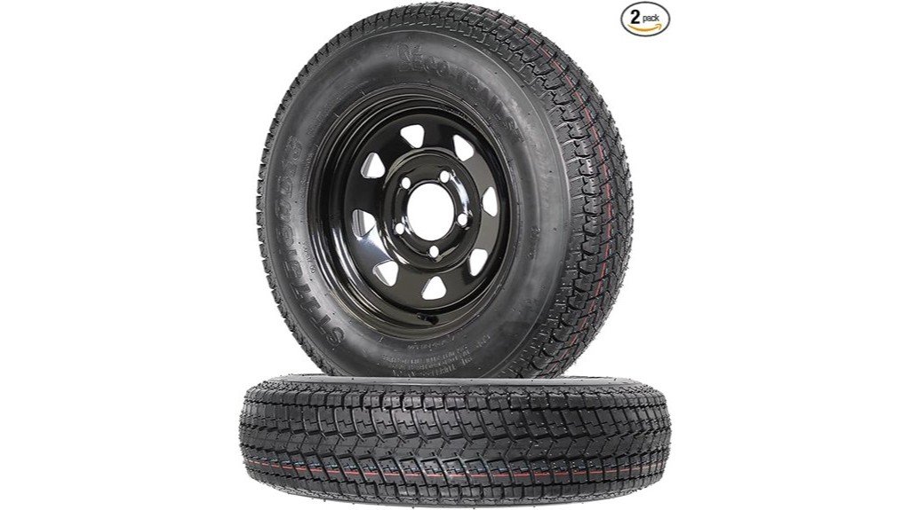 trailer tire and rim